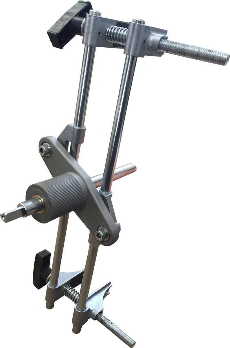  T-Mech Slotkast Frees – Freesmal Deurslot - Inclusief 6 Hardmetalen Frezen - 43 Cm H X 20 Cm B X 15 Cm D - Nauwkeurige Frees In 5 Minuten