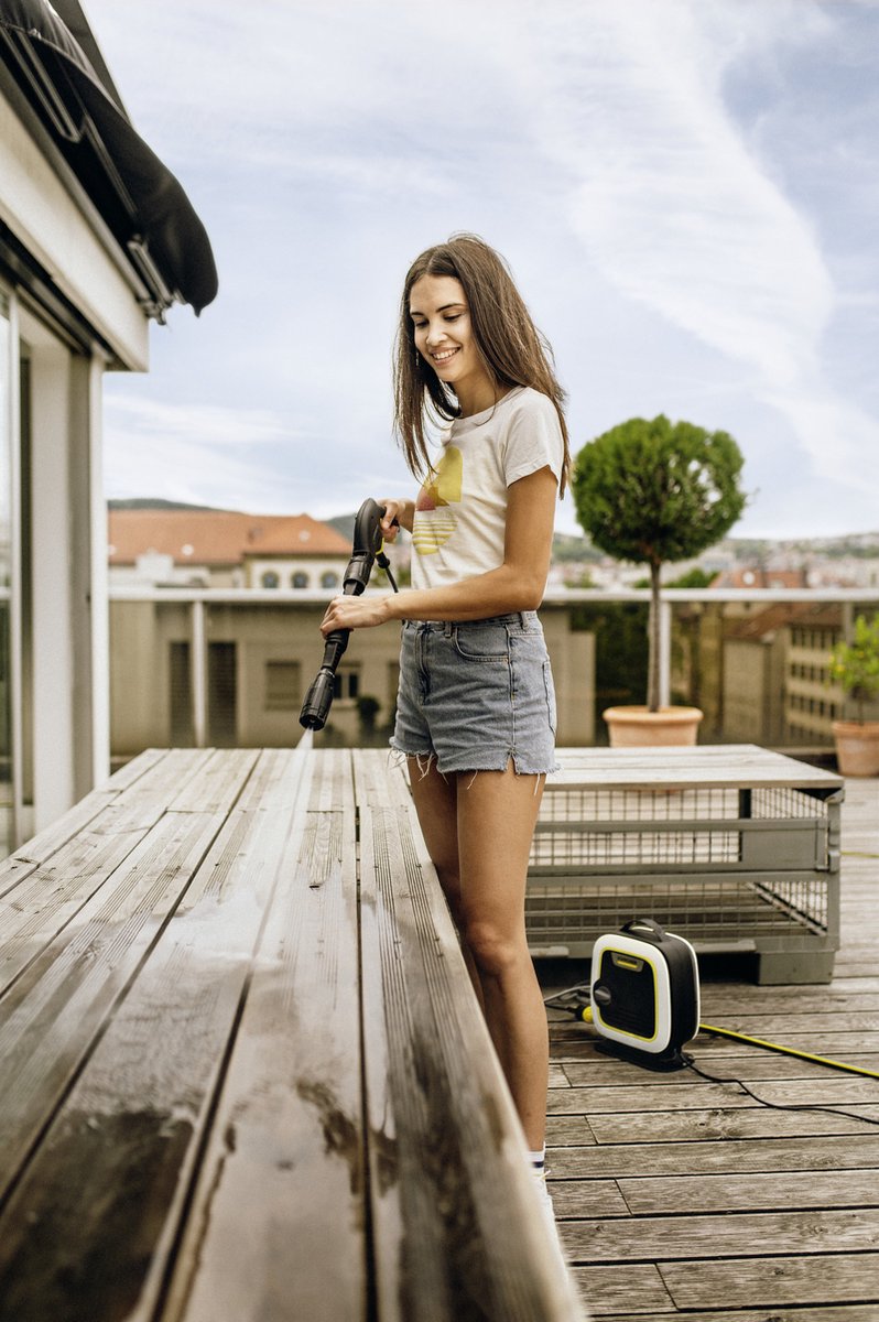  Kärcher K Mini Plus Hogedrukreiniger - 1400W - 360 L/u - Incl. Extra Dunne PremiumFlex Slang