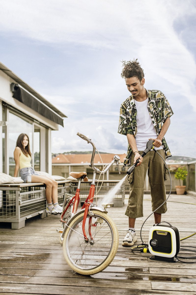  Kärcher K Mini Plus Hogedrukreiniger - 1400W - 360 L/u - Incl. Extra Dunne PremiumFlex Slang