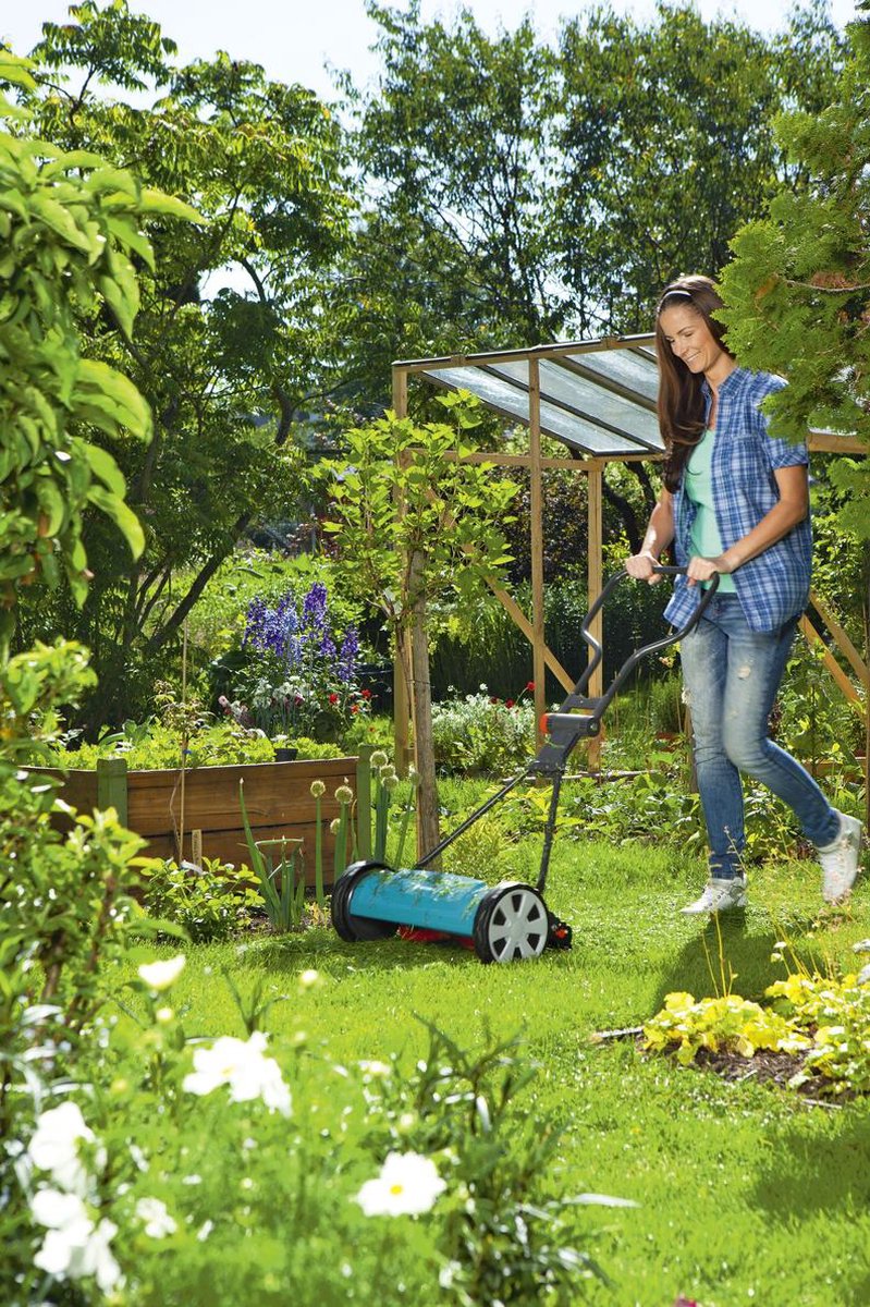  GARDENA - Kooimesmaaier 400 - Grasmaaier - Maaibreedte 40 Cm - Gazons Tot Ca. 200m²