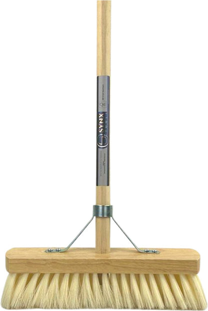  Synx Tools Binnenbezem Fibersoft - Zachte Bezems - Kamerveger - Veger / Zachte Besem - Incl. Steel 140cm - Binnen Bezem