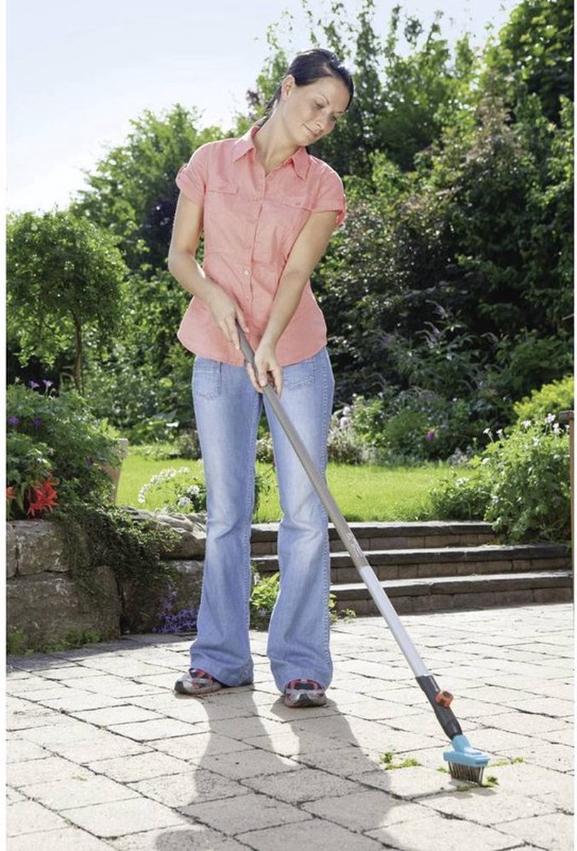  GARDENA Combisysteem Voegenborstel M Metaal - Aanbevolen Steellengte 130 /150 Cm