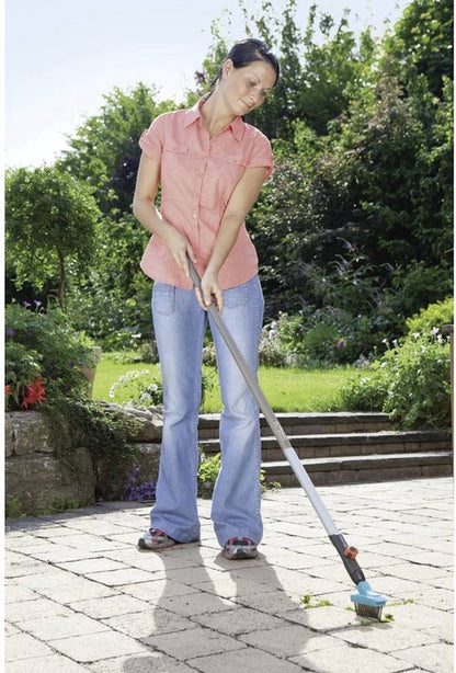  GARDENA Combisysteem Voegenborstel M Metaal - Aanbevolen Steellengte 130 /150 Cm
