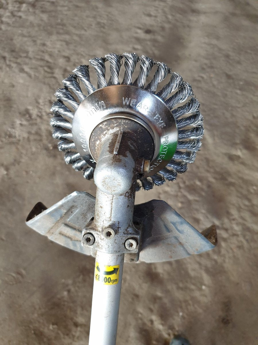  Onkruidborstel Voor Bosmaaier | 150mm /15 Cm Staalborstel Nieuw | Universele Onkruidborstel 150 Mm - Onkruidverwijderaar - Voegenborstel - Grastrimmer
