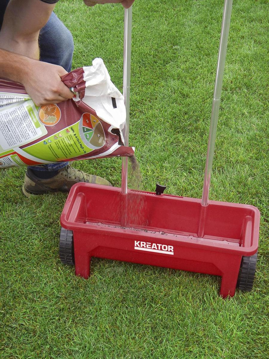  Kreator KRTGR9001 Strooiwagen - 45 Cm Strooibreedte - 12 Liter Inhoud