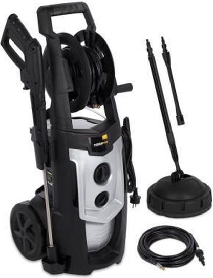  Powerplus POWXG90420 Hogedrukreiniger - 2200W - Max. 175 Bar - 450 L/h - Incl. 8m Slang, Terrasreiniger En Accessoires - Reiniger Voor Auto, Fiets En Meubelen
