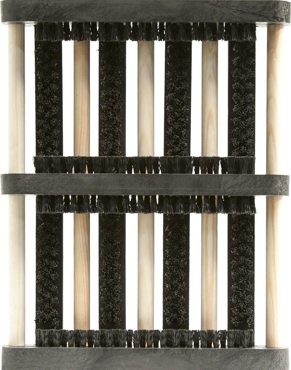  Talen Tools - Voetenveger - Dubbel - Harde Kunststof Borstels