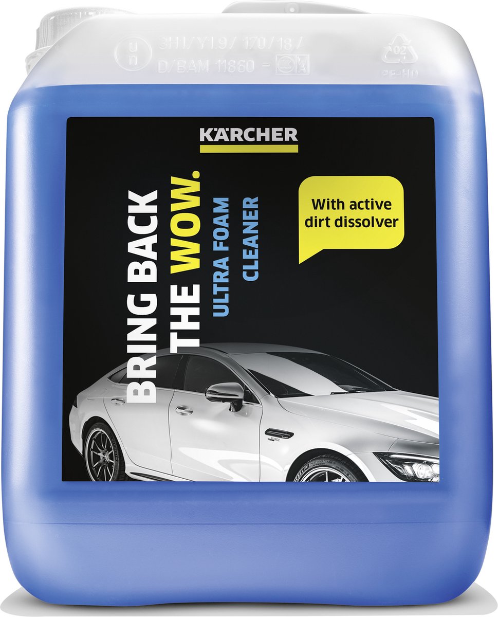  Kärcher Hogedrukreiniger Accessoire Set FJ 6 Foam Jet – 5 Liter Ultra Foam Cleaner RM 527 – Incl. Schuimsproeier Met 0,6 Ltr Inhoud