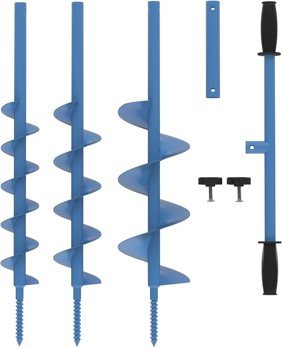  Güde 3-in-1 Handgrondboor Met 3 Booropzetstukken - GH 80-150