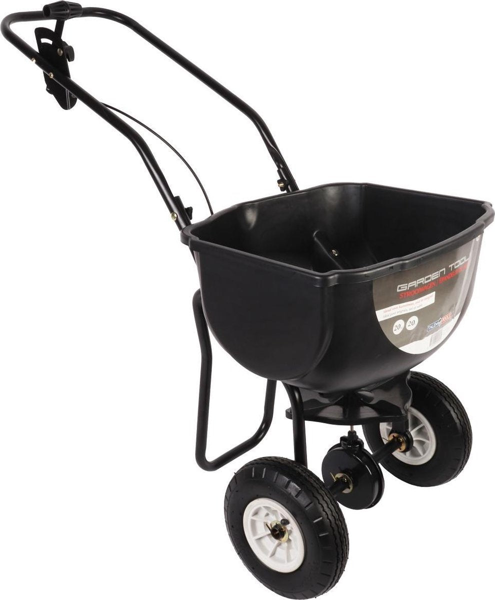  Talen Tools - Strooiwagen - 20L - Opklapbare Duwstang